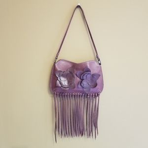 ENZO ANGIOLINI Boho Chic Fringe Handbag / …